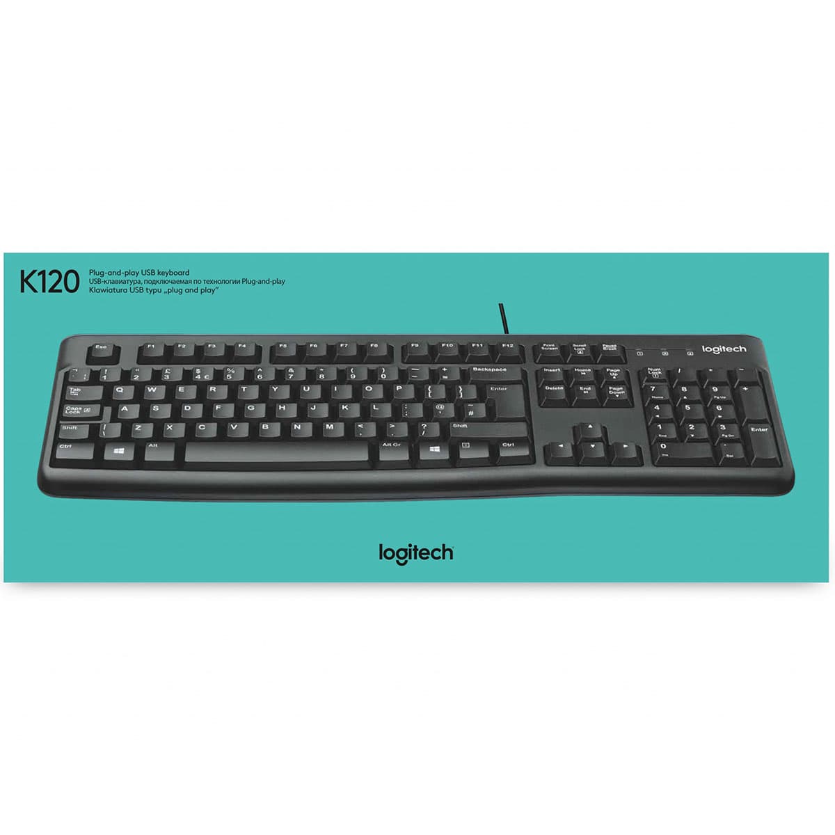 Logitech K120 Keyboard USB Inter